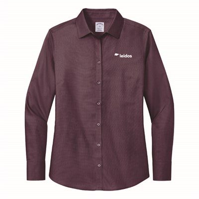 Brooks Brothers wrinkle-free stretch nailhead shirt - women's